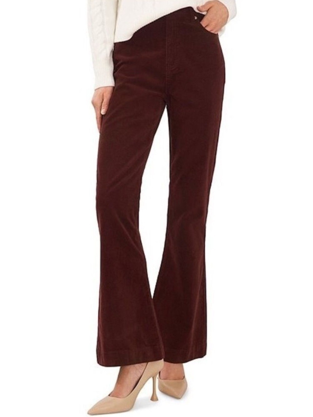 Chelsea & Violet
High Rise 5-Pocket Stretch Corduroy Flare Pants NWT $89